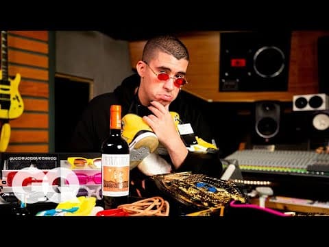 10 Things Bad Bunny Can't Live Without | GQ - Learn Spanish with this music video