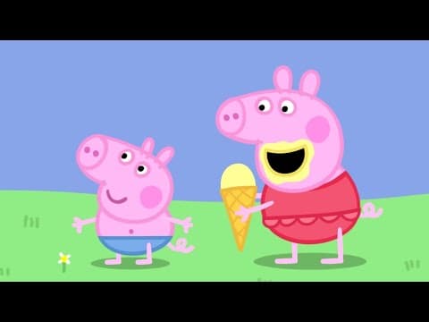 Peppa Pig Español Latino - Helado (clip) - Learn Spanish with this music video