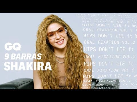 Shakira reacciona a sus canciones más importantes: Hips Don’t Lie, Bzrp... | 9 Barras | GQ España - Learn Spanish with this music video