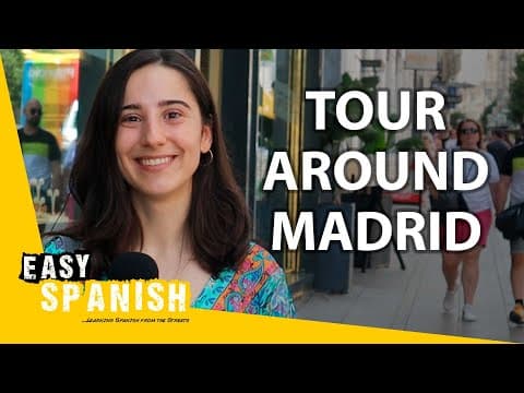 Tour of Madrid in Slow Spanish | Super Easy Spanish 51 - Learn Spanish with this music video