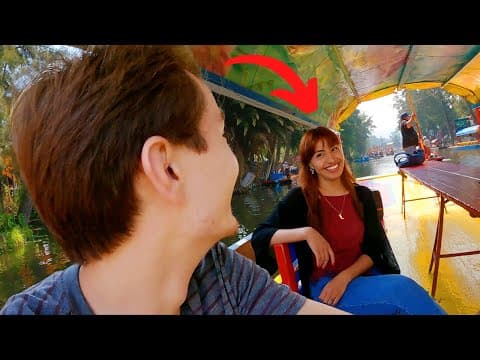 Local Shows Me Mexico City's Famous Boat Canals (Xochimilco) - Learn Spanish with this spanish with nat