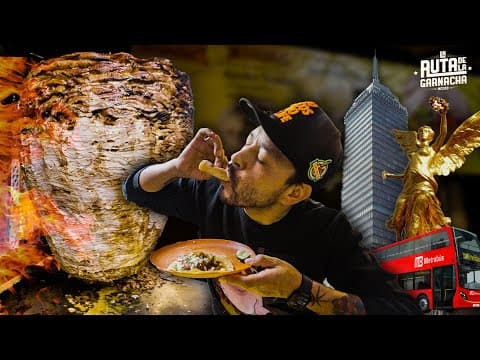 ¿Qué COMER 1 día en CENTRO HISTÓRICO de la CDMX? - Learn Spanish with this music video