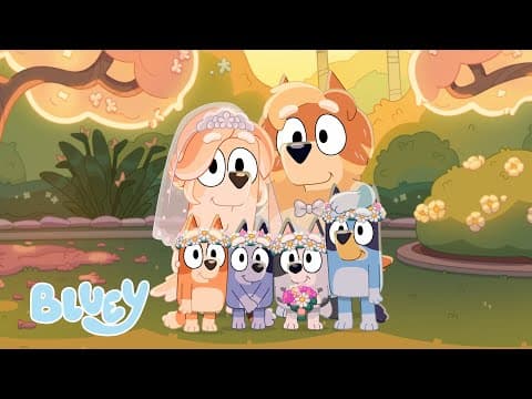 La boda 🩷 | El cartel | Bluey Español Canal Oficial - Learn Spanish with this music video